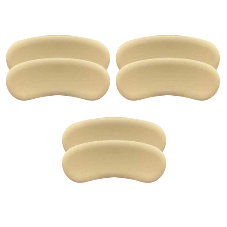6pairs Of Self-Adhesive Invisible Heel Pads For Shoes Heel Patches, Anti-Friction Heel Stickers Sponge Heel Liners To Shoe Size Non-Slip Heel Cushions - Multicolor - View 11