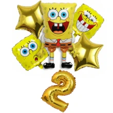 Party Decor Kit, Cartoon Foil Balloons With Star & Face Balloons Perfect For Birthday Parties, Outdoor Themed Celebrations - As Shown In the Figure - View 3