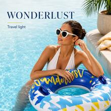 Summer Feng Shui Inflatable Swimming Ring, Thick PVC Fruit Swimming Ring Underarm Floating Ring, Adult Cute Thick Circular High Buoyancy Swimming Ring, Lightweight And Portable, Floating Pad And Floating Tube, Summer Water Pool Beach Swimming Ring - Summer Swimming Ring - View 3