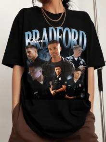 Tim Bradford The Rookie – Printed Men's Sports T-Shirt With Crew Neck And Short Sleeves - Black - View 1