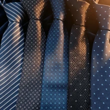 Men's Slim Fit 6cm Zippered Self-Tie Jacquard Tie, Suitable For Business Formal / Wedding Occasions - Multicolor - View 10