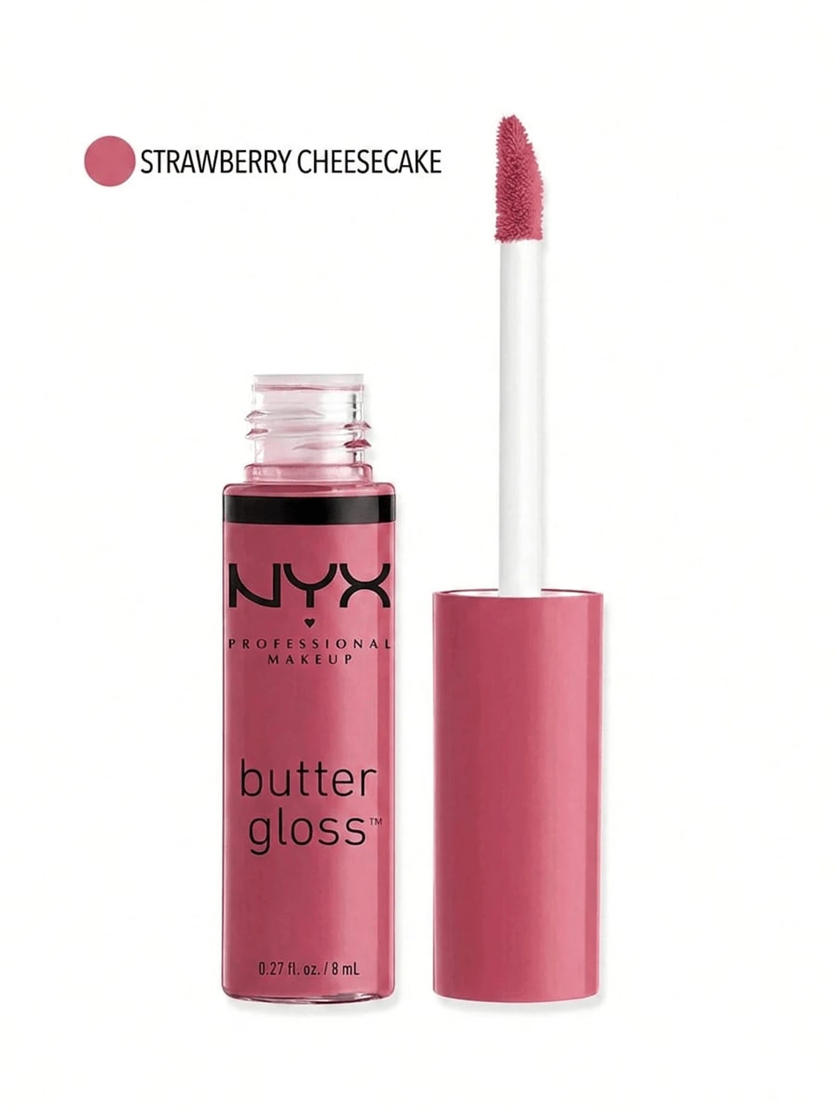 NYX Butter Gloss Strawberry Cheesecake (BLG32) 0.27oz/8ml - Strawberry Cheesecake (BLG32) - View 1