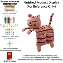 1pc/Set DIY Crochet Cat Sofa Armrest Storage Bag Knitting Kit (11 Colors Available, Not Finished Product, Requires Manual Crochet!!!), Suitable For Sofa Armrest Small Item Storage, Cat Sofa Armrest, Creative Home Decor DIY Material Kit, Home Storage Essential, Suitable For Beginners And Adult Craft Enthusiasts, Homemade Home Decor/Christmas Gift/New Year Gift/Valentine's Day Gift/Mother's Day Gift! - DIY Craft Kit - View 18