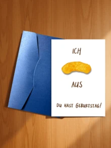 1 pieza Regalo de cumpleaños emocionante - Estoy emocionado por tu cumpleaños - Tarjeta de cumpleaños divertida adecuada para mujeres y hombres - Tarjeta de cumpleaños divertida - A - Ver 24