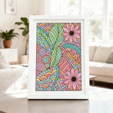Buku Mewarnai Pola Mandala Meditatif untuk Dewasa, Berani & Menenangkan, Desain Besar yang Penuh Perhatian untuk Membantu Anda Bersantai, Termasuk Seni Mandala yang Menenangkan dan Pola Abstrak (Halaman Penghilang Stres), Sempurna untuk Latihan Mindfulness, Hadiah Luar Biasa untuk Perawatan Diri, Meningkatkan Kreativitas, Desain yang Indah - Meditasi dan relaksasi - View 11