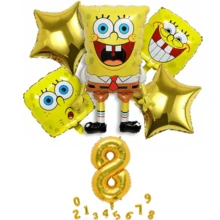 Party Decor Kit, Cartoon Foil Balloons With Star & Face Balloons Perfect For Birthday Parties, Outdoor Themed Celebrations - As Shown In the Figure - View 9