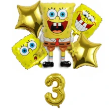 Party Decor Kit, Cartoon Foil Balloons With Star & Face Balloons Perfect For Birthday Parties, Outdoor Themed Celebrations - As Shown In the Figure - View 14