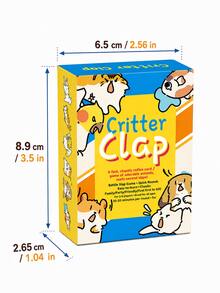 Critter Clap 反射卡牌遊戲，2-10人適用，快節奏寵物配對派對遊戲，含事件卡，快速反應、短回合，適合家庭遊戲之夜與派對桌遊，14歲以上 - 黃色 - 查看 7