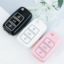 Car Key Fod Cover Shell Case For For VW For Magotan For Golf 4 3 5 6 For MK6 For Passat For Touran For Bora For Tiguan For Jetta For Lavida For S K O D A For Octavia Key Bag Car Key Remote Case - KY31 - View 9