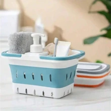 1pc Foldable Large Capacity Laundry Basket, Waterproof Dirty Clothes Storage Bin, Suitable For Dorm, Bedroom, Bathroom, Convenient & Practical - View 3