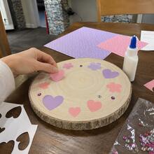 10Pcs Natural Wood Slices 12-13 Inch Rustic Paulownia Wood Rounds For Wedding Centerpieces, DIY Crafts, Home Decor, Party Table Decoration - A - View 5