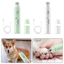 1个宠物电动磨甲器，猫狗指甲修剪器，强劲马达，轻松打磨，金刚石磨轮，经久耐用，3种打磨模式，USB充电，适用于小型/中型/大型宠物，轻松解决宠物指甲问题 - A - 查看 8