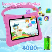 7-Inch Kids Electronic Learning Tablet, 64GB Storage, 4GB RAM, Android 13.0, 1280X800 IPS Resolution, Parental Control, Educational Apps, Protective Case - Multicolor - View 7