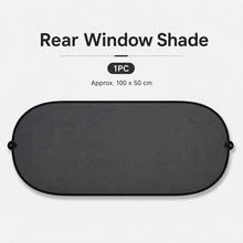 5pcs Car Window Sunshade Set, Foldable Mesh Vehicle Window Covers With Suction Cups, Front Side Rear Window Sun Visor Shades For Heat Insulation, UV Protection & Privacy - Multicolor - View 14