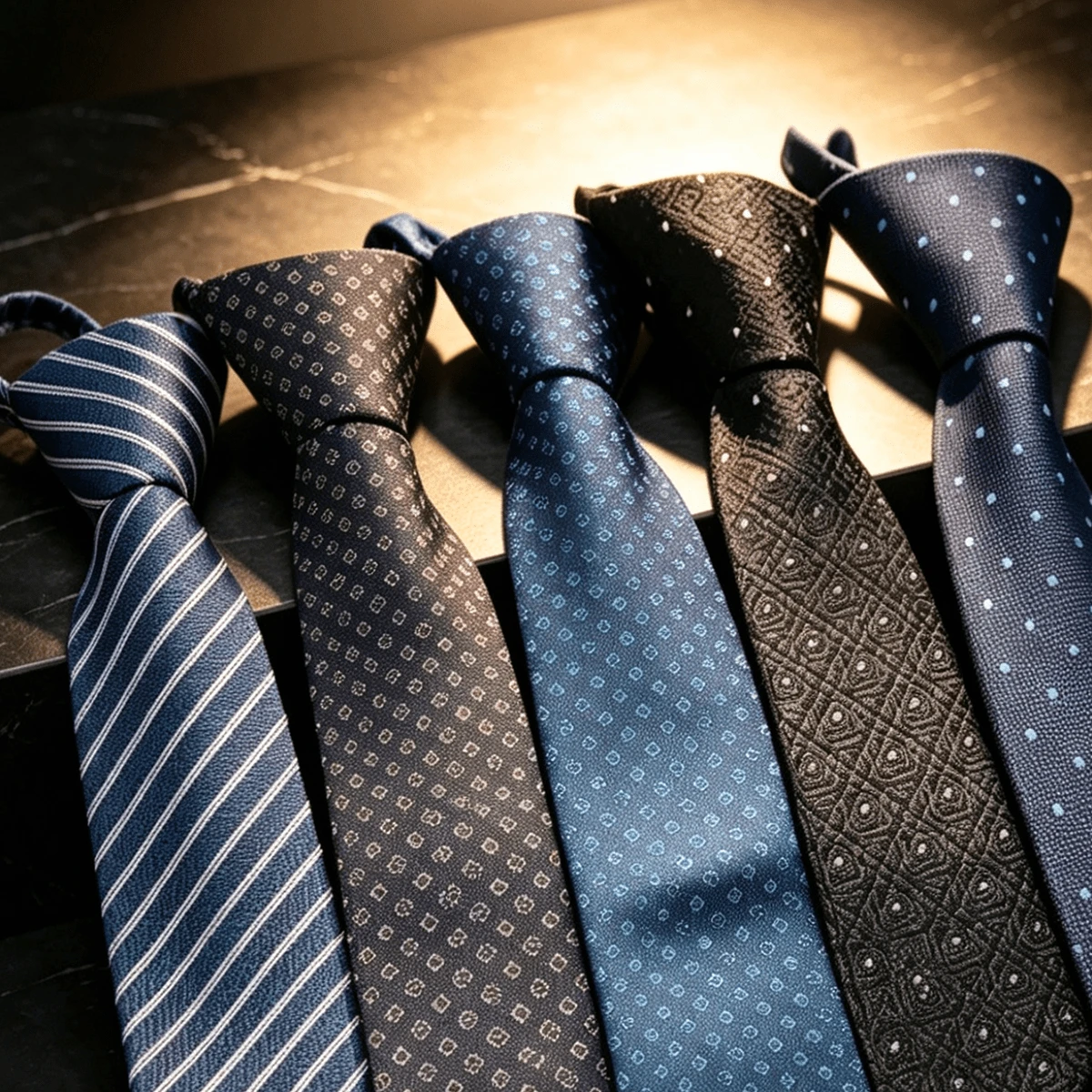 Men's Slim Fit 6cm Zippered Self-Tie Jacquard Tie, Suitable For Business Formal / Wedding Occasions - Multicolor - View 1