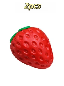 特大號草莓造型壓力舒緩玩具－保濕彈性指尖按摩器，緩解焦慮、提升專注力，適合送給朋友的生日禮物，男女皆宜，提升心情 - 多色 - 查看 13