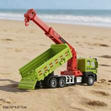 1pc Ultra-Durable Alloy Engineering Vehicle Toy: Fully Articulated, Inertia-Driven; Anti-Drop Material; Children's Toy Gift; Can Build Engineering Vehicle Fleet - Multicolor - View 8