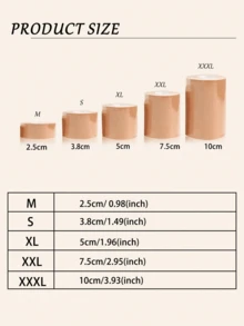1pc Women's Plus Size Body Tape Invisible Lifting Push-Up Free Cut Self-Adhesive Breast Lift Tape - Khaki - View 6
