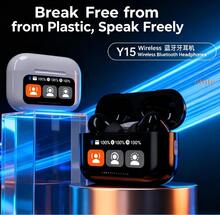 NcmRyu New High-Definition Touch Screen Display, Noise-Canceling Function And Built-In Microphone, Multi-Function Earbuds With Noise-Canceling Wireless Headphones, Ultra-Long Battery Life, Smart Earphones Suitable For Couples, Perfect Valentine's Day Gift. - View 3