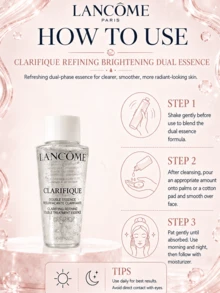 Lancôme Essence Water, 10ml Sample, 3/5pcs, Moisturizing & Oil Control, Brightening Skin Tone, Suitable For All Skin Types - 淨澈煥膚雙重精華10ml - 查看 9