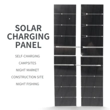 1PC LED Solar Camping Light Ultra Long Lasting With Hanging Hooks For Outdoor Camping Home Emergency - Solar Wall Lamp - View 2