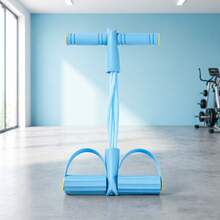 1 Set Resistance Band Fitness Stretching Kit With Handle And Pedal, Multi-Function Unisex Yoga Sit-Up Pull Rope Exercise Pedal Resistance Trainer, Home Fitness Equipment Abdominal Elastic Rope Training Tool, Suitable For Gym, Yoga, Home Workout - Multi-color (Upgraded Elasticity, New 6-tube Design) - View 13