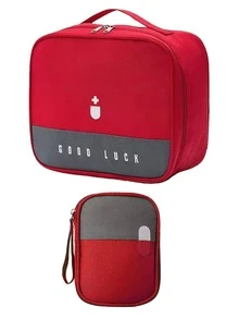 Portable Medical Storage Bag. Large Capacity First Aid Kit. Medical Storage Bag. Medical Supplies Organizer Bag - Ample Storage Space To Meet Travel And Home Emergency Needs - Ideal Choice For Outdoor Enthusiasts. It Can Also Be Used As A Travel Storage Bag, Makeup Bag Or Large Capacity Item Storage Bag. Suitable For Outings, Hunting, Hiking, Camping, Home Use And Emergency Situations. Essential Travel And Outdoor First Aid Kit. Available In Multiple Colors. - A - View 24