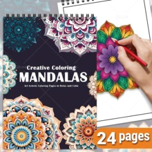 Buku Mewarnai Pola Mandala Meditatif untuk Dewasa, Berani & Menenangkan, Desain Besar yang Penuh Perhatian untuk Membantu Anda Bersantai, Termasuk Seni Mandala yang Menenangkan dan Pola Abstrak (Halaman Penghilang Stres), Sempurna untuk Latihan Mindfulness, Hadiah Luar Biasa untuk Perawatan Diri, Meningkatkan Kreativitas, Desain yang Indah - Meditasi dan relaksasi - View 15