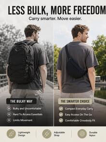 Lightweight Waist Bag, Multi-Layer Design, Casual Fashion Versatile, Suitable For Outdoor Sports, Campus Life, Cycling, Hiking, Camping And Vacation / Perfect Choice For Back To School Season - Multicolor - View 4