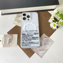 hi - lite FILTER CIGARETTES 喫煙 脳卒中 危険性 疫学的な推計 厚生労働省 www.mhlw.go.jp topics tobacco main.htmケース,プレゼント用・自分用両方に大活躍！,感あふれるキュートスマホケース - クリア - チェックする 1