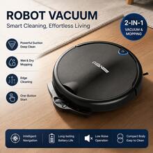 Fully Automatic Smart Vacuum Cleaner, Designed For Home Use, High-Efficiency Vacuum Cleaner With 3-In-1 Sweeping, Suction, And Mopping Functions, Comprehensive Cleaning Of Home Environment. Equipped With Advanced Smart Navigation System, Precise Cleaning Route Planning, Automatic Obstacle Avoidance, Powerful Suction Combined With Smart Mopping, Easily Handles Various Floor Stains - Multicolor - View 13