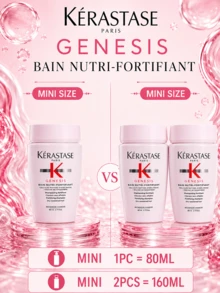 Kérastase Kerastase 防脫髮強化洗髮精 80ml，2入 160ml，滋養頭皮、強化髮根、控油去屑，適合乾燥脆弱髮質 - Anti-fall Fortifying - 查看 4