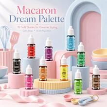 Liquid Cake Decorating Food Coloring Set, Multi-Color Baking Pigments, Suitable For Birthday Cakes, Wedding Desserts, Holiday Treats And Party Decoration Supplies - A - View 2