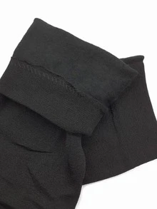 Men's Thermal Pants, Flannel Lined, Fleece-Lined Base, With Button - Black - View 9