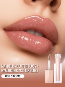 Maybelline 美寶林豐唇唇彩 + 玻尿酸唇彩，005 花瓣色，高光澤豐唇效果，增強唇部豐盈感，持久亮澤，長效保濕，提升唇形，強效光澤，長效保濕 - 008 STONE - 查看 7