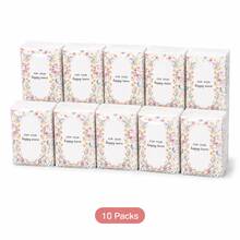 20/10/5/1 Pack Mini Floral Pocket Tissues, 3-Ply Soft Unscented Travel Tissue Packs, Natural Wood Pulp Portable Facial Tissues, Suitable For Weddings, Parties, Wallets, Handbags, Dinners, Outdoor Travel And Daily Use - A - View 7