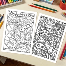 Buku Mewarnai Pola Mandala Meditatif untuk Dewasa, Berani & Menenangkan, Desain Besar yang Penuh Perhatian untuk Membantu Anda Bersantai, Termasuk Seni Mandala yang Menenangkan dan Pola Abstrak (Halaman Penghilang Stres), Sempurna untuk Latihan Mindfulness, Hadiah Luar Biasa untuk Perawatan Diri, Meningkatkan Kreativitas, Desain yang Indah - Meditasi dan relaksasi - View 8
