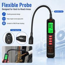 ZL77A GL77A Halogen Refrigerant Leak Detector, High Sensitivity Freon Detector, Suitable For HVAC, Automotive Air Conditioning And Cold Storage, 0-1000PPM Range, 3s Fast Detection, Compatible With R134a R410a R22 R1234FY - 彩色 - 查看 5