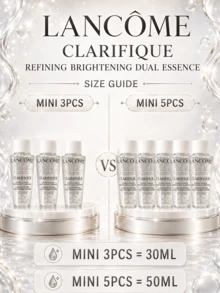 Lancôme Essence Water, 10ml Sample, 3/5pcs, Moisturizing & Oil Control, Brightening Skin Tone, Suitable For All Skin Types - 淨澈煥膚雙重精華10ml - 查看 3