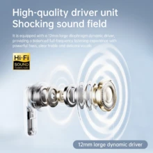 TWS 無線耳機、藍牙耳機、Hi-Fi 高保真解碼、3D 環繞音效、大振膜低音增強、20 小時超長待機、舒適入耳式設計、低延遲遊戲、多裝置連接 - 查看 7