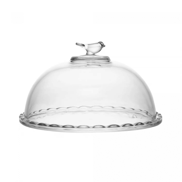 Queijeira Bird 20cm com Tampa Cristal - Wolff