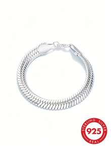 925 Sterling Silver Bracelet, Luxury Bracelet, Elegant Jewelry Gift, Suitable For Daily Wear - White - View 1