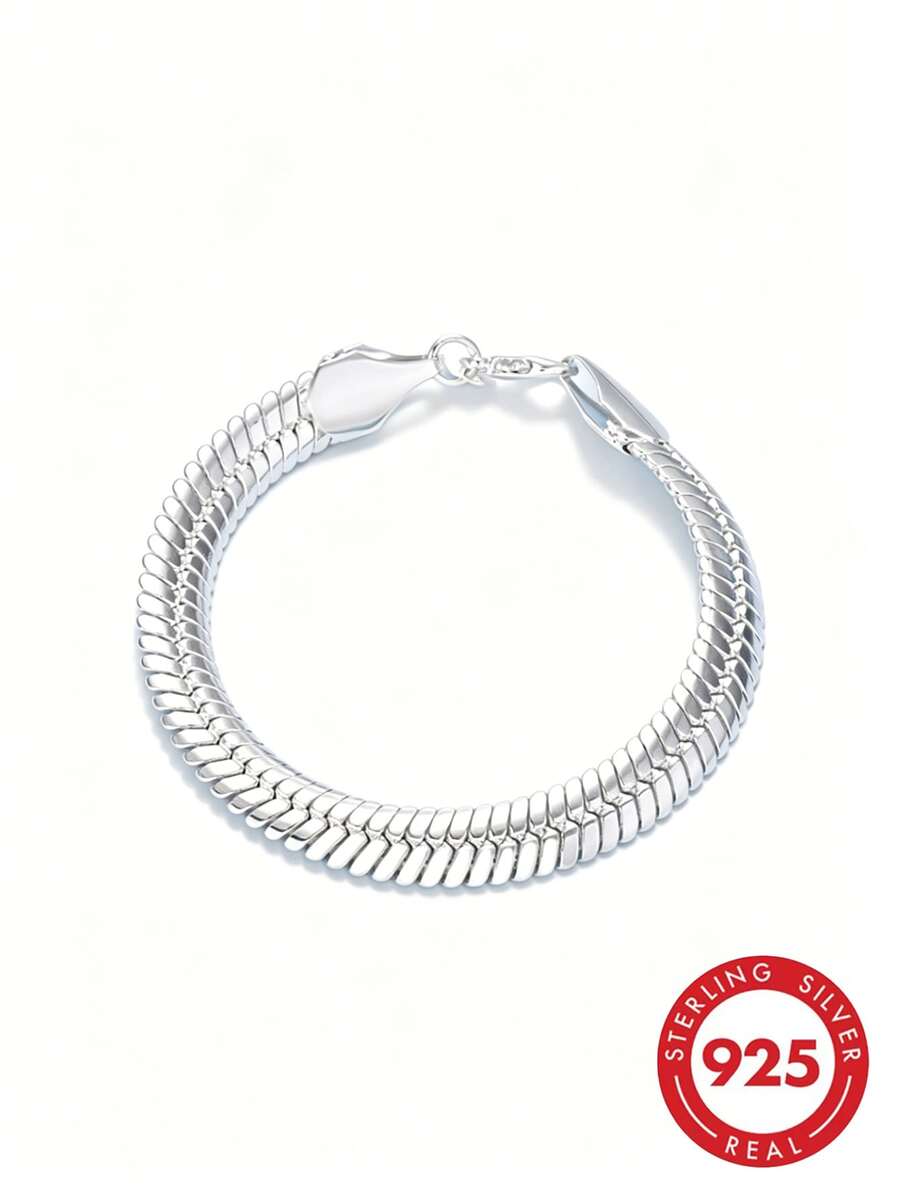 925 Sterling Silver Bracelet, Luxury Bracelet, Elegant Jewelry Gift, Suitable For Daily Wear - White - View 1