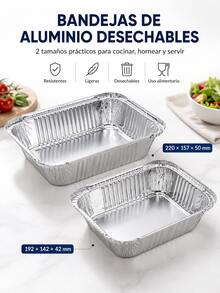 Take Out Boxes - Silver - View 5