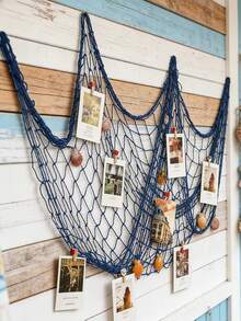 1pc Beach Fishing Net Decor, Party Decoration, Suitable For Nautical Theme Party, Pirate Party, Hawaiian Party, Ocean Style Party And Home Decor, Room Decor, Wall Decor - Multicolor - View 2