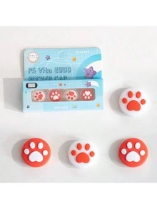 DATA FROG Juego de agarres de pulgar con forma de pata de gato y tapas de botones para PSVita 1000 2000, protección para el controlador de la consola - Ver 11