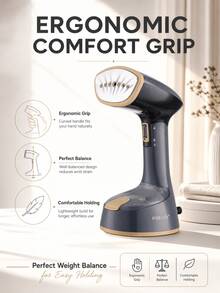 SOKANY3065 Foldable Handheld Steamer, Fast Heating, Powerful Steam, Wrinkle Removal, Portable Mini Iron, Suitable For Home, Travel, Office - Black - View 8