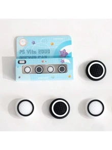 DATA FROG Juego de agarres de pulgar con forma de pata de gato y tapas de botones para PSVita 1000 2000, protección para el controlador de la consola - Ver 17
