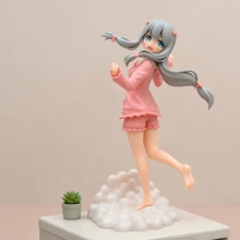Eromanga Sensei Izumi Sagiri Figure Cute Anime Girl Model Desktop Ornament - 站姿與泉紗霧 - 查看 3