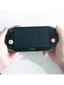 DATA FROG Juego de agarres de pulgar con forma de pata de gato y tapas de botones para PSVita 1000 2000, protección para el controlador de la consola - Ver 7